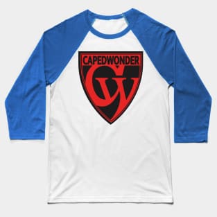 CapedWonder logo 10 Baseball T-Shirt